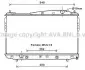 Радіатор охолодження CHEVROLET Epica (V250) AT (вир-во AVA) DW2135 DW2135