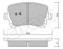 Колодка торм. AUDI A4, SEAT, SKODA,VW задн. CIFAM 822-553-0 (фото 1)