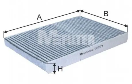 Фільтр салона вугільний M-FILTER K9016C