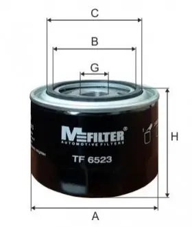Фильтр масляный FIAT DUCATO, IVECO DAILY M-FILTER TF6523