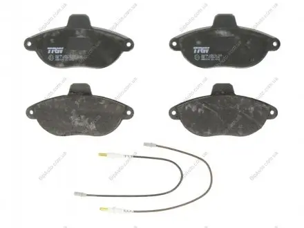 Гальмівні колодки перед. Jumpy/Scudo/Expert 96- (Bendix) TRW GDB1216