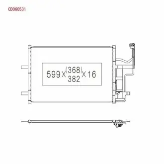 Радиатор кондиционера MAZDA 3/5 KOYORAD CD060531