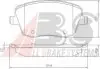 Колодка торм. SEAT/SKODA IBIZA/FABIA передн. (пр-во ABS) 37241