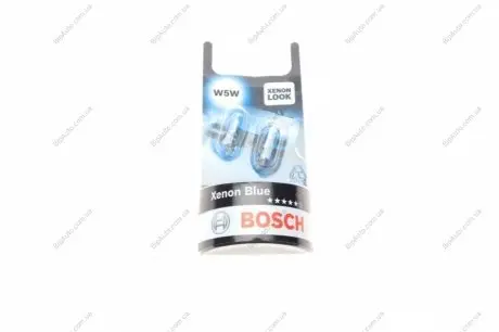 Лампа розжарювання W5W 12V 5W Xenon Blue 1 987 301 033 BOSCH 1987301033 (фото 1)