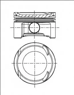 Поршень в комплекте на 1 цилиндр, STD NURAL 87-141300-20