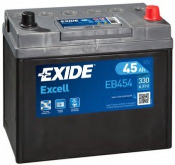 Стартерна батарея (акумулятор) EXIDE EB454