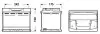 Аккумулятор 62Ah-12v EXCELL(242х175х190),L,EN540 EXIDE EB621 (фото 2)