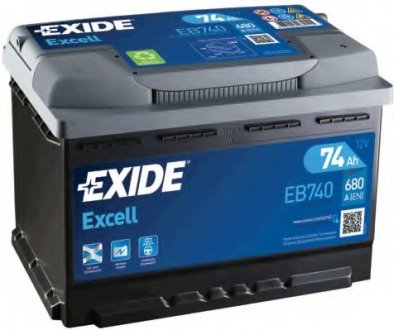 Акумулятор EXIDE EB740 (фото 1)