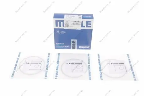 Кільця поршневі,комплект MAHLE MAHLE / KNECHT 030 77 N0
