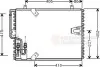 Конденсор кондиционера BMW 5/7 E34/E32 86-95 (Van Wezel) 06005183