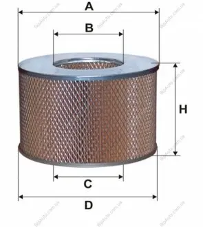 Фильтр воздушный TOYOTA /AR352 (WIX-Filtron) WIX FILTERS WA6505