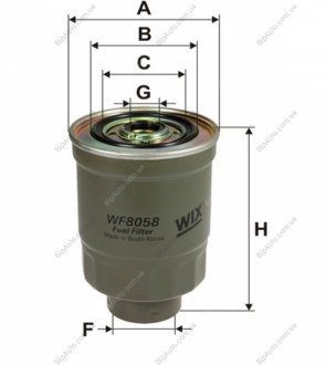 Фільтр паливний WIX FILTERS WF8058 (фото 1)