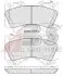 Колодка торм. TOYOTA LANDCRUISER V8 передн. (ABS) A.B.S. 37701 (фото 1)