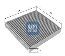 Фильтр, воздух во внутренном пространстве UFI 54.223.00