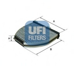 Фильтр, воздух во внутренном пространстве UFI 54.163.00 (фото 1)