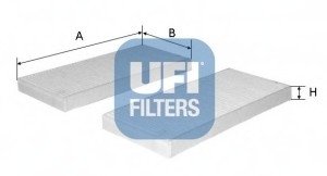 Фільтр, повітря у внутрішній простір UFI 53.164.00 (фото 1)