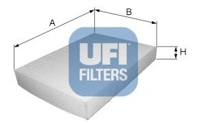 Фильтр, воздух во внутренном пространстве UFI 53.146.00