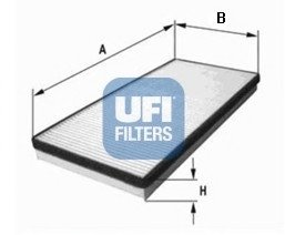 Фильтр, воздух во внутренном пространстве UFI 53.137.00 (фото 1)