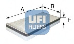 Фільтр, повітря у внутрішній простір UFI 53.059.00 (фото 1)