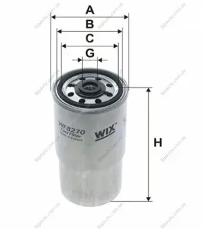 Фильтр топл. BMW E34 PP940/2/ (WIX-Filtron) WIX FILTERS WF8270 (фото 1)