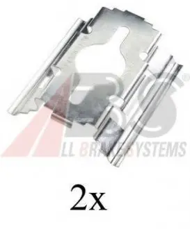 Монтажный к-кт торм. колодок PEUGEOT BOXER (ABS) A.B.S. 1657Q