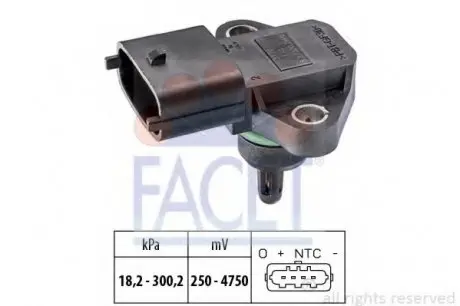 Датчик абсолютного давления - MAP Sensor FACET 10.3178