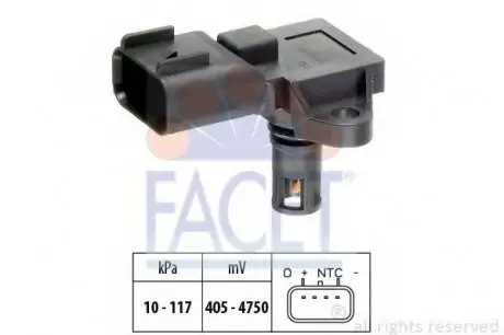 Датчик абсолютного давления - MAP Sensor FACET 10.3097