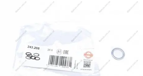 Кільце отвору зливу оливи VW Passat 2.5 TDI 98-05 ELRING 243.205