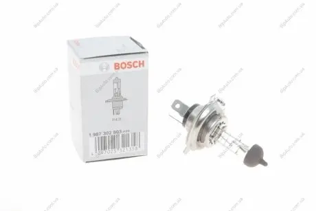 Лампа накаливания H4 12V 60/55W P43t ECO BOSCH 1987302803