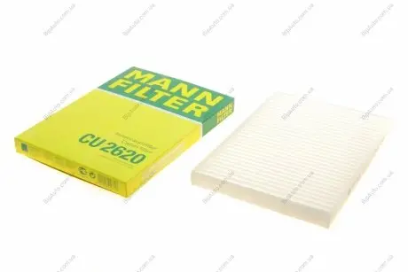 Фільтр салону -FILTER CU 2620 MANN CU2620