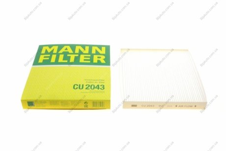 Фільтр салону MANN CU2043 (фото 1)