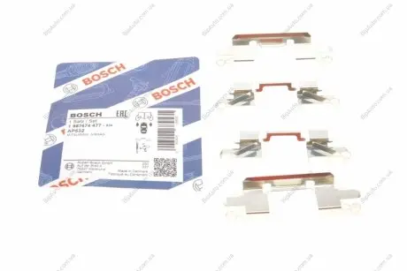 Тормозные колодки дисковые, к-кт. BOSCH 1 987 474 477