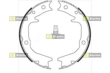 Тормозные колодки барабанные, к-кт. STARLINE BC 08920