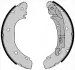 Тормозные колодки барабанные, к-кт. BC 08540 STARLINE