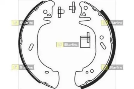 Тормозные колодки барабанные, к-кт. STARLINE BC 08440