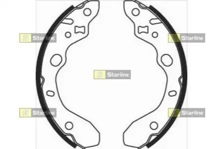 Тормозные колодки барабанные, к-кт. STARLINE BC 07910