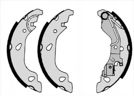 Фото 1 - тормозные колодки барабанные, к-кт. STARLINE BC 07690 Тормозные колодки барабанные, к-кт. STARLINE BC 07690 (фото 1)