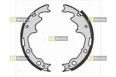 Тормозные колодки барабанные, к-кт. STARLINE BC 07240