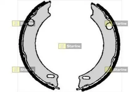 Тормозные колодки барабанные, к-кт. STARLINE BC 06900