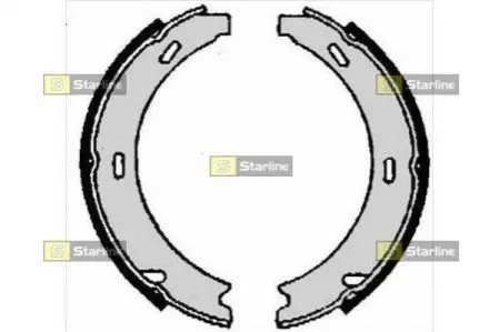 Тормозные колодки барабанные, к-кт. STARLINE BC 06869