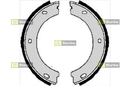 Тормозные колодки барабанные, к-кт. STARLINE BC 06400