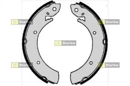 Тормозные колодки барабанные, к-кт. STARLINE BC 06070