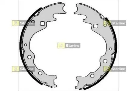 Тормозные колодки барабанные, к-кт. STARLINE BC 05450