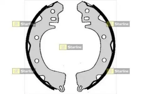 Тормозные колодки барабанные, к-кт. STARLINE BC 05260