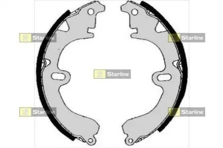 Тормозные колодки барабанные, к-кт. STARLINE BC 04530