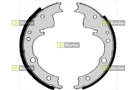 Тормозные колодки барабанные, к-кт. STARLINE BC 04330