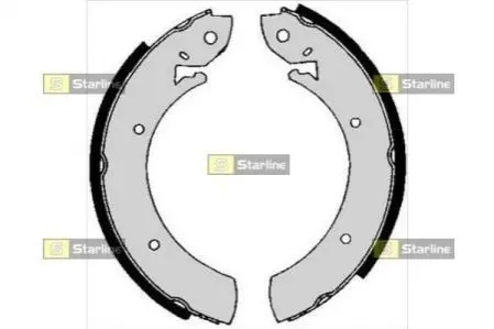 Тормозные колодки барабанные, к-кт. STARLINE BC 01150