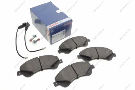 Тормозные колодки дисковые, к-кт. BOSCH 0 986 494 236