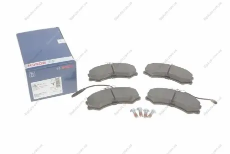 Тормозные колодки дисковые, к-кт. BOSCH 0 986 467 411