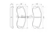 Тормозные колодки дисковые, к-кт. 0 986 460 984 BOSCH